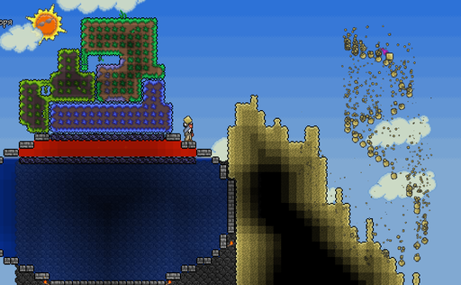 Terraria - Buildaria: Shut up and build world!